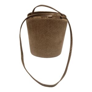 Rodo‎ Italy Brown Suede Leather Shoulder Bag
